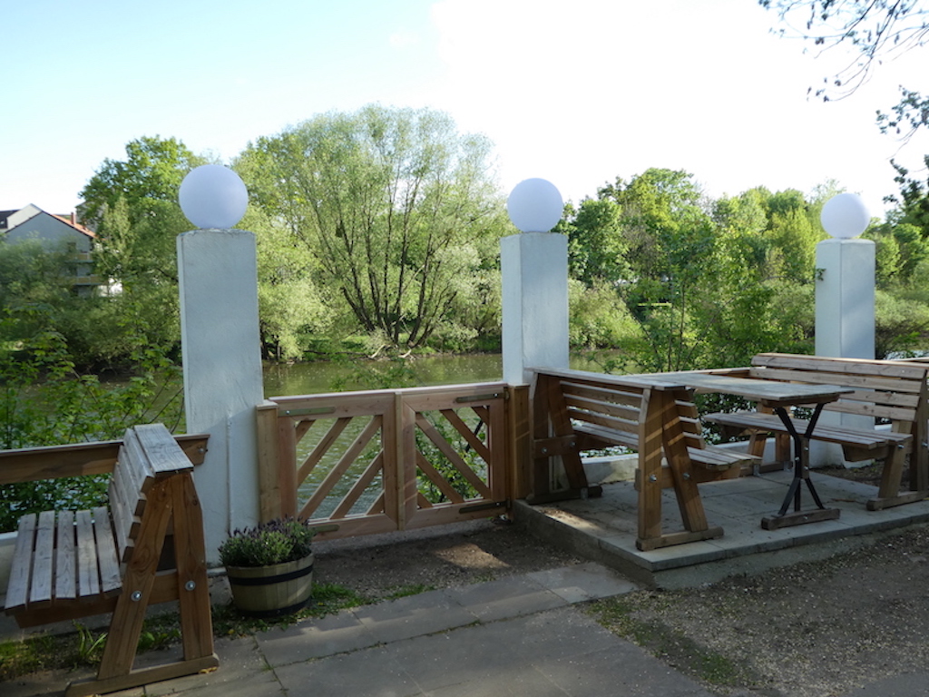 Biergarten Außenbereich